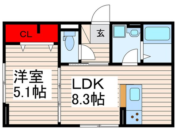 レクシア六町の物件間取画像